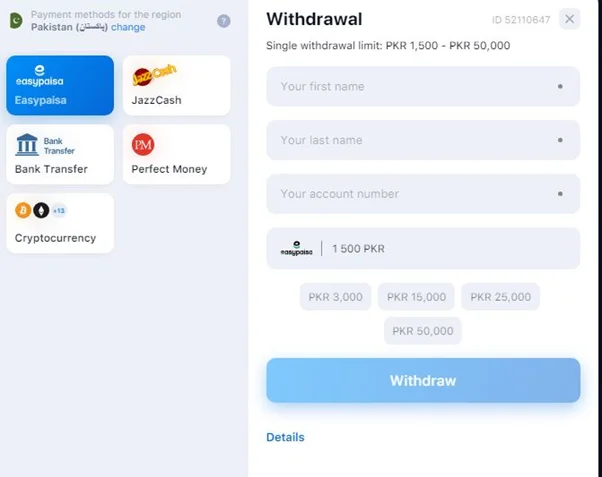 1win withdrawal
